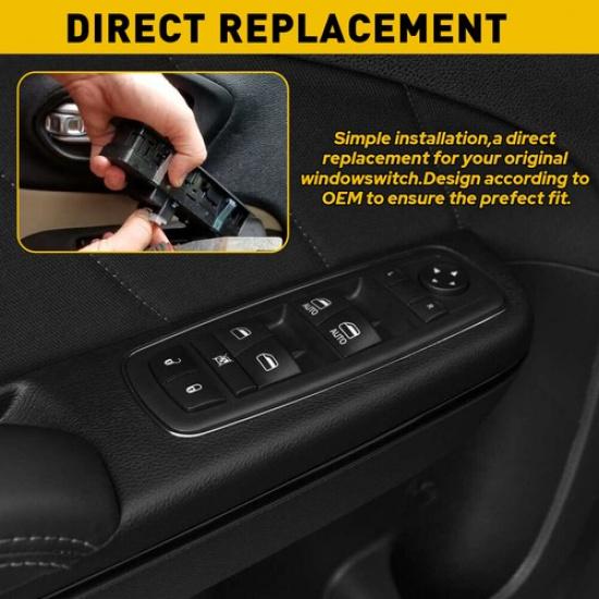 Driver Side Door Window Switch Panel Control For 2017 2018-19 Chrysler Pacifica