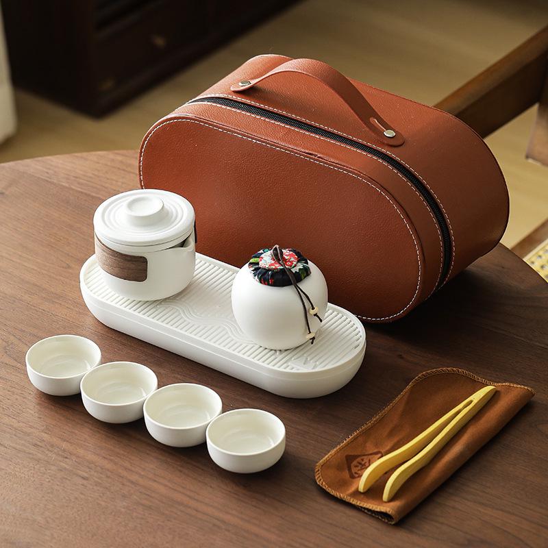 High-End Business Souvenir Tea Set: On-the-Go Gift for Clients & Friends