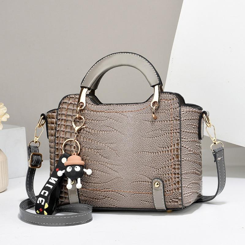Elegant Handbag Versatile Zippered Ladies Shopping Tote Bags with Adjustable Strap Women Bags Solid Color Ladies Crossbody Bags