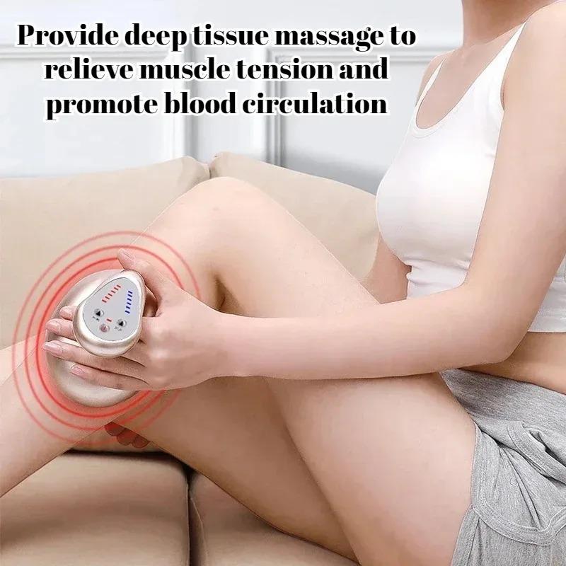 Scrape Cupping Massager, Electric Heating Fat-removing Massager