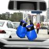 1 Pair Car Boxing Gloves Hanging Ornament Leather Auto Rearview Mirror Pendant DIY Car Accessories Interior Cool Decoration