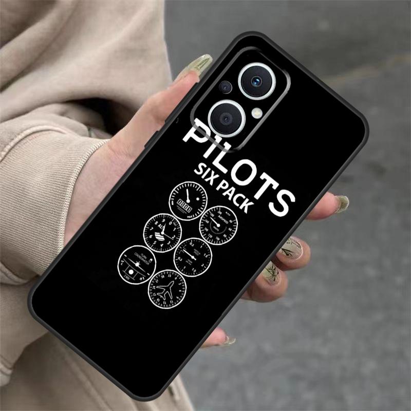 Flugzeugpilot Koffer Für OPPO Reno 8T 13F 14F 12F 11F 10 12 13 14 Pro 7 8 Lite OPPO Find X8 X6 X9 Pro Hülle