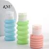 Leak Proof Travel Containers 50/110ML Collapsible Silicone Bottle for Toiletries, Leak-proof Bottles Size Container, Foldable Refillable Shampoo