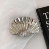 1Pcs New Punk Hair Claw Clip Metal Glossy Barrettes Hairpin Irregular Shell Shark Clip Hair Accessories