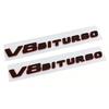 1Pc 3D Letters Logo Car Fender Side Trim Badge Sticker Car Emblem Decal Decorative Accessories