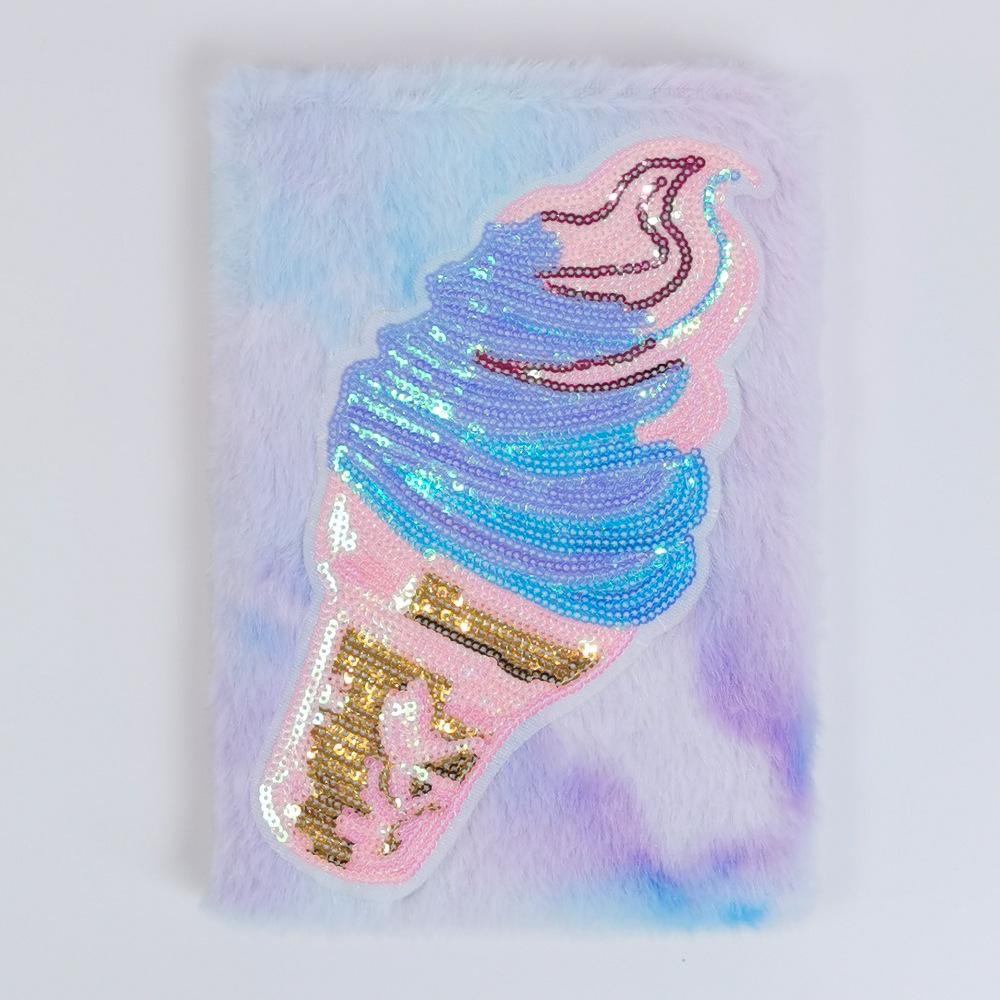 Plush Ice Cream A5 Diary & Pen Set