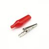10Pcs Black Red Color Alligator Clip Durable Soft Plastic Coated Test Probe Clip 28/35/45mm Size Metal + Plastic
