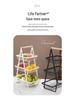 Wooden Handle Iron Art Fruit & Snack Storage Basket