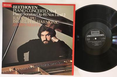 LP Record RADU LUPU, ISRAEL PHILHARMONIC ORCH - Beethoven Piano Concerto No. 4, Pia SXL6886 DECCA 1978 UK Classical Used