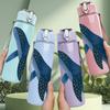 1pz Balena Blu Acquerello 750ml Colore Plastica Borraccia Sportiva Anti-perdita Tappo a Beccuccio Ribaltabile Per Sport Ufficio Uso Domestico