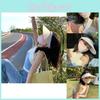 Elegant Summer Womens Sun Hat Uv Protection Wide Brim Visor Hat Breathable