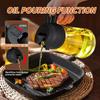 Top 2-in-1 Oil Dispenser Sprayer Pourer Oil Bottle Plastic Oil Container Vaporizer for Kitchen Salad Barbecue Camping Cooking 4