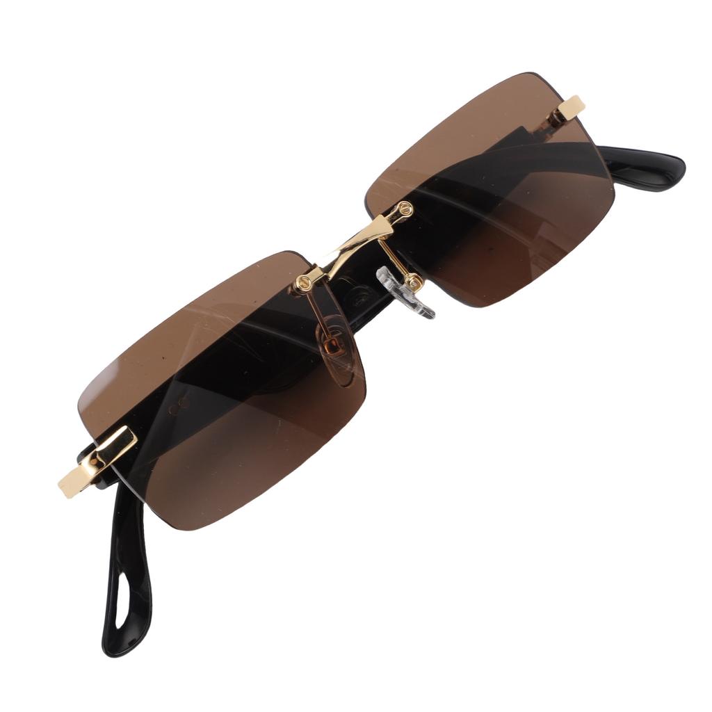 Real Time Translation Glasses Smart Bluetooth Translator Sunglasses Support for GPT DeepSeek Model Gold Brown