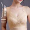 Women Lace Wireless Bra Seamless Breathable Comfortable Full Cup Supportive Anti Sagging Lingerie