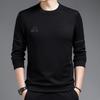 Pulover pentru bărbați noi de primăvară și toamnă, ocazional, tricou cu mâneci lungi, cu gât rotund, cămașă sport cu fundul