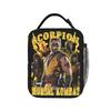 Mortal Kombat Scorpion MK Insulated Lunch Bags High Capacity Meal Container Cooler Bag Lunch Box Tote Beach Outdoor Girl Boy