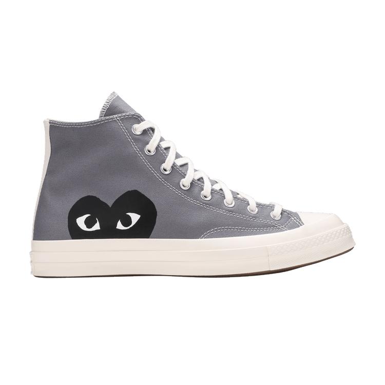 Comme des Garçons PLAY x Converse Chuck 70 High Steel Gray 35