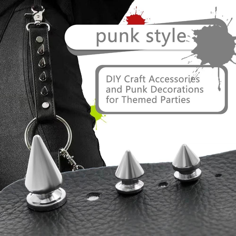 359Pcs Wear-resistant DIY Punk Rivet Smooth Surface Clothing Studs  Leather Accessories