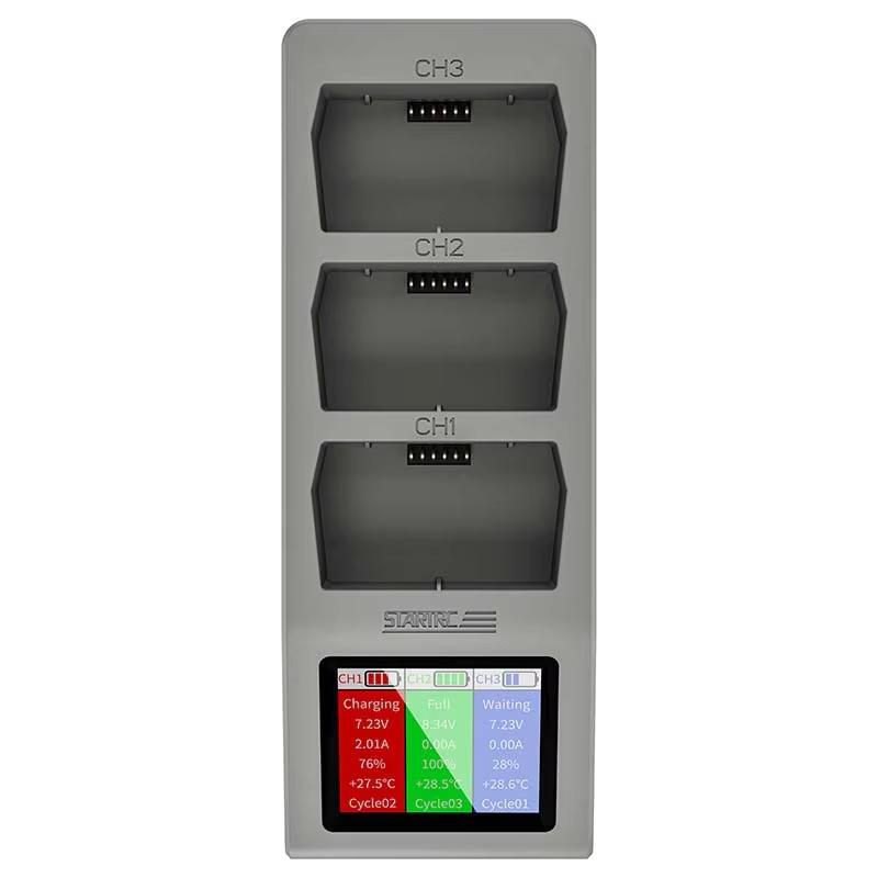 Mini 4 Pro Quick Charger 3pcs Battery Faster Charging Hub Housekeeper for DJI Mini 3 Pro Drone Accessories Charger LCD Screen