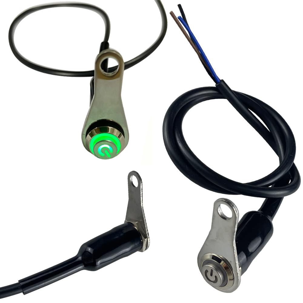 YFFSFDC Motorrad Lenkerschalter LED ATV Bike LED Warnleuchte Warnblinker Scheinwerfer