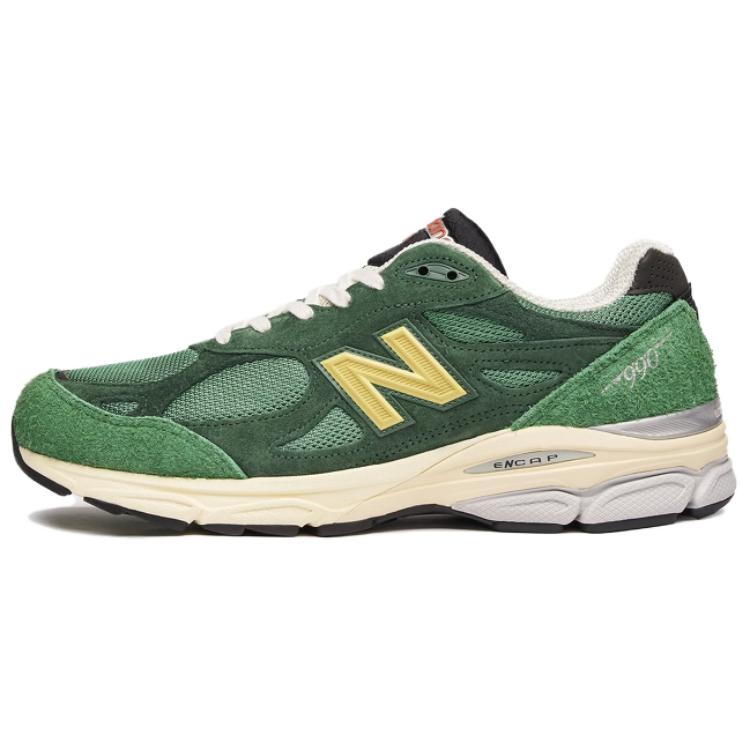 

New Balance 990v3 MiUSA Varsity Green Gold Sneakers M990GG3 42