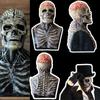 Mask Skeleton Biochemical For Halloween Props Silicone Full Cover Head Hat With