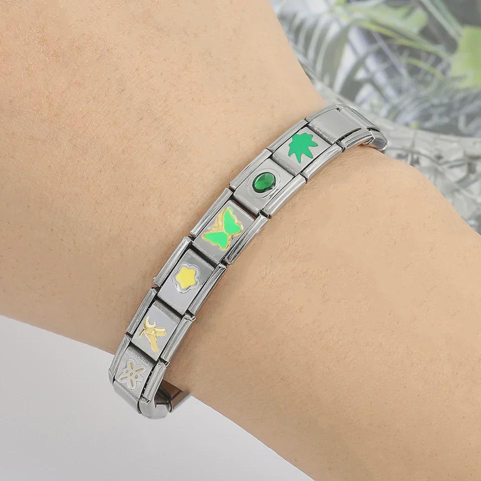 Italian DIY Detachable Titanium Steel Personalized Fashion Bracelet