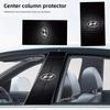 Car Decor Stickers B-Pillar Center Column Decals for Hyundai Sonata Santa Fe IX35 I20 I30 I10 I40 Accent Tucson Kona Elantra AD1