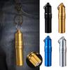 Cutie Metalică pentru Depozitarea Rulourilor de Ierburi cu Breloc Portabilă de Călătorie Mini Etui pentru Rulouri de Ierburi Scrumieră Multifuncțională Recipient Organizator Pastile