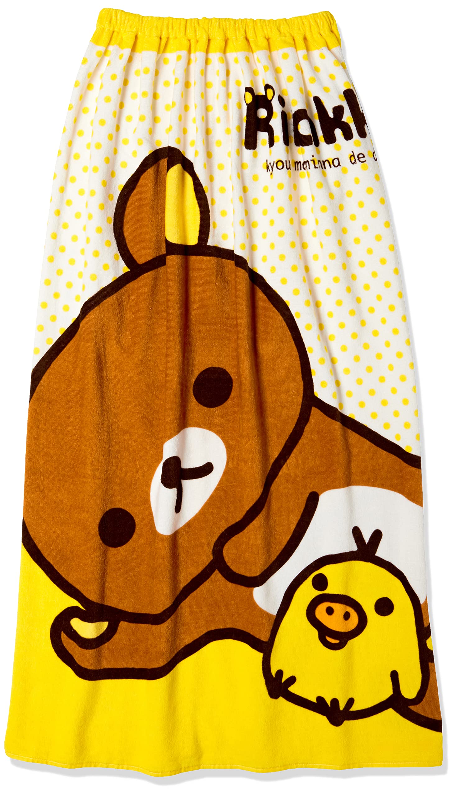 

Marushin Rilakkuma Bath 100 x 120 cm cm Long Maki Rilakkuma Goron San-X Towel, Approx. (100 Towel), (6445001600)
