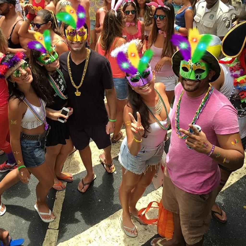 Halloween 70. léta Dámský Disco Kostým Disco Flitry Ples Samolepka na Tělo Náramek Maska Náhrdelník Kostýmové Párty Potřeby