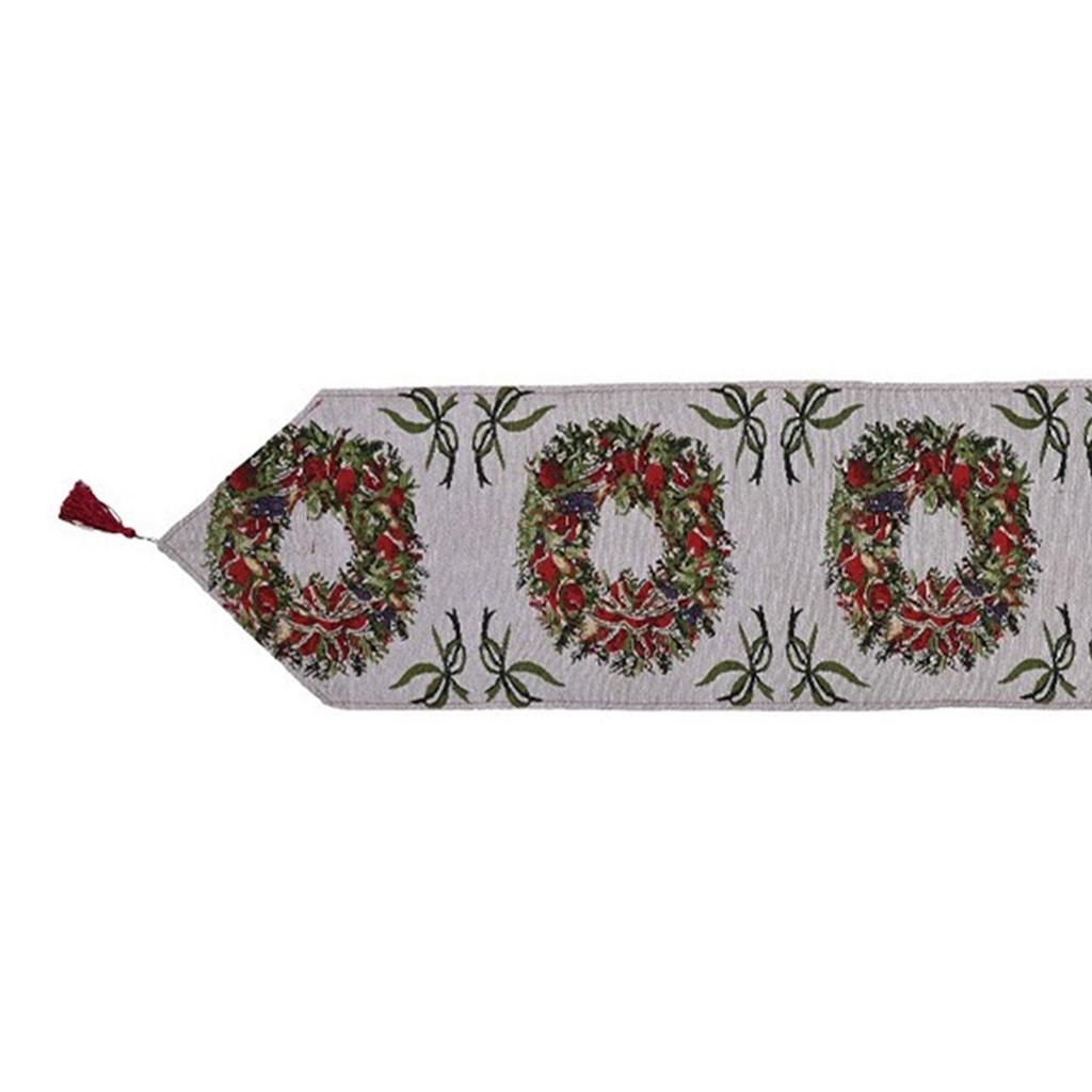 Christmas Table Runner Decorative Table Cover for Cafe Cocktails Anniversary
