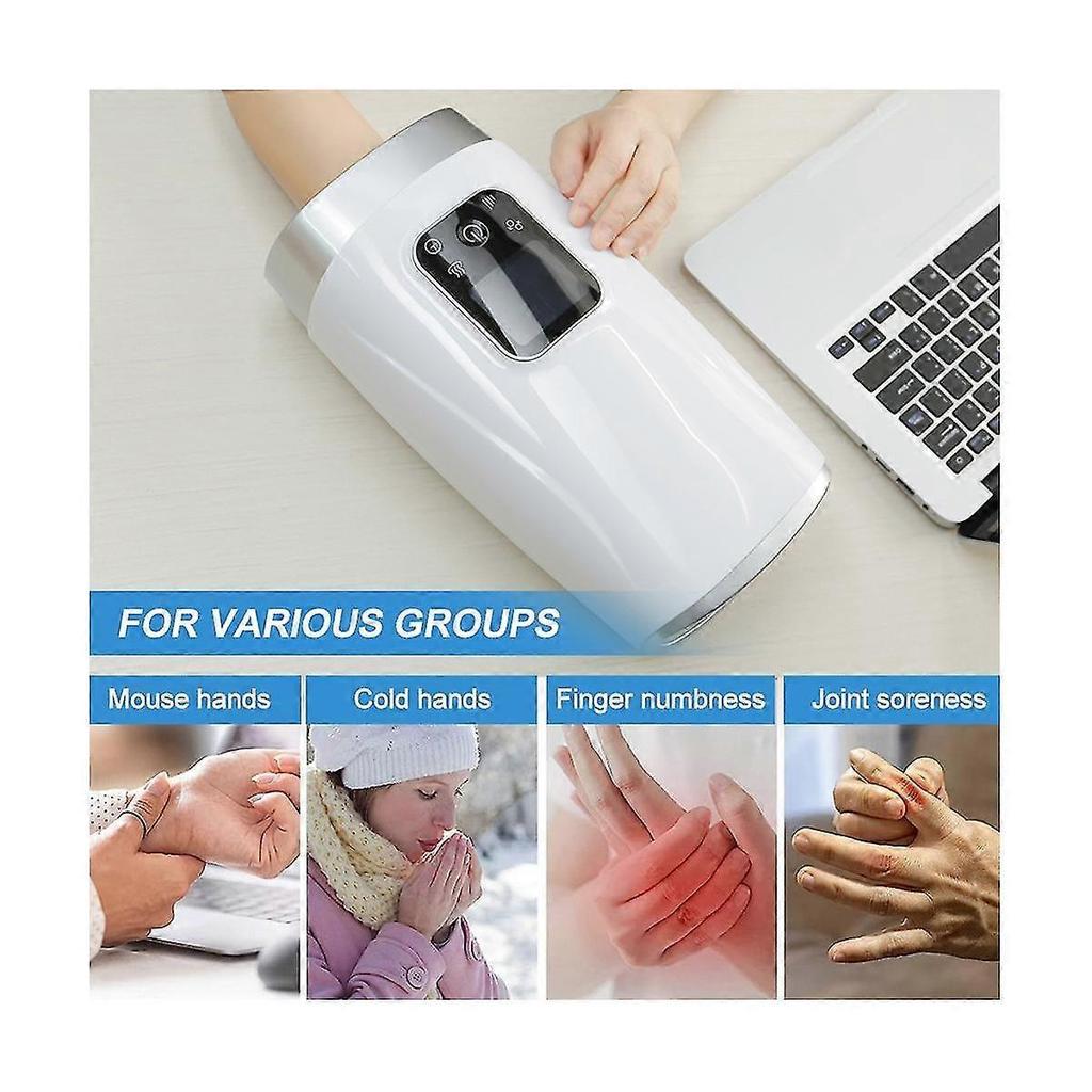 Electric Hand Massager Device Massage Pain Relief Therapy Air Compression Hand Care Palm Massage He