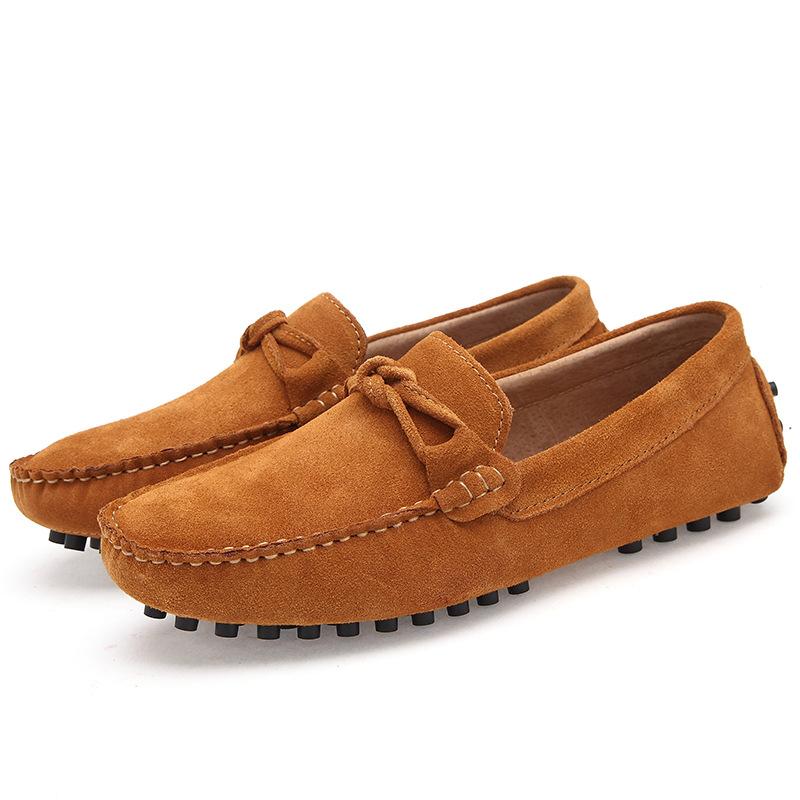 New Doudou Shoes Men's Leather Shoes Fashion Casual Men's Shoes Trend Leather Matte Feet Lazy Driver Shoes