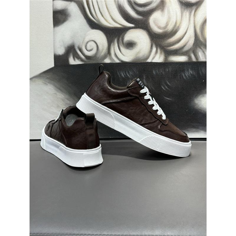 New autumn low-top soft-soled non-slip sports casual shoes leather shoes zmd