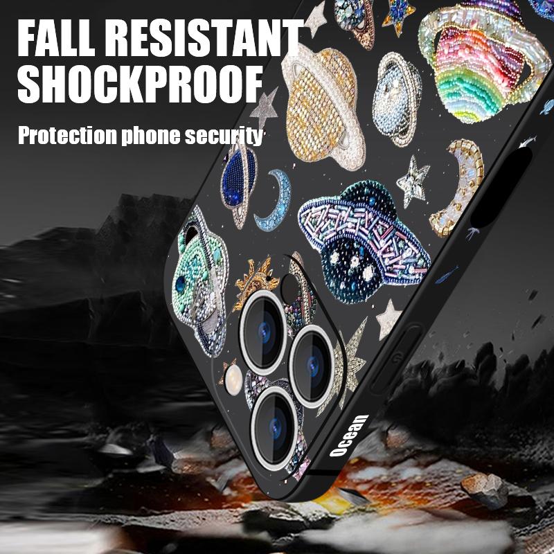 Colorful Fish Pattern Lanyard Phone Case For iPhone 17 Pro Max 17e 16 15 14 13 Pro Max 17 Pro 16e 11 Shockproof Soft TPU Cover