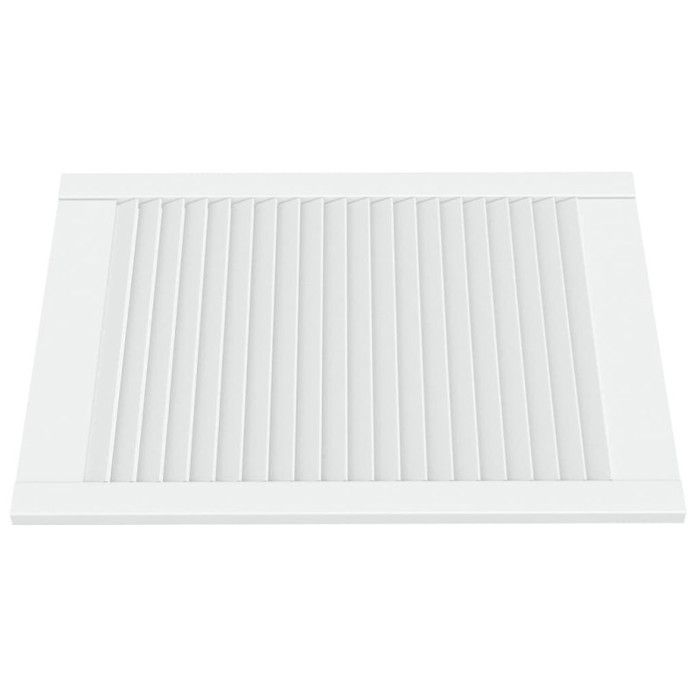VidaXL Portes à persiennes 2 pcs Bois de pin massif Blanc 69x49,4 cm