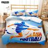 3D Football Duvet Cover Soccer/ Football Digital Print Bedding Sets Child Kids Covers Boys Duvet Cover Set For Teens