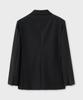Nonblank Semi-Overfit Jersey Blazer_Dark Grey