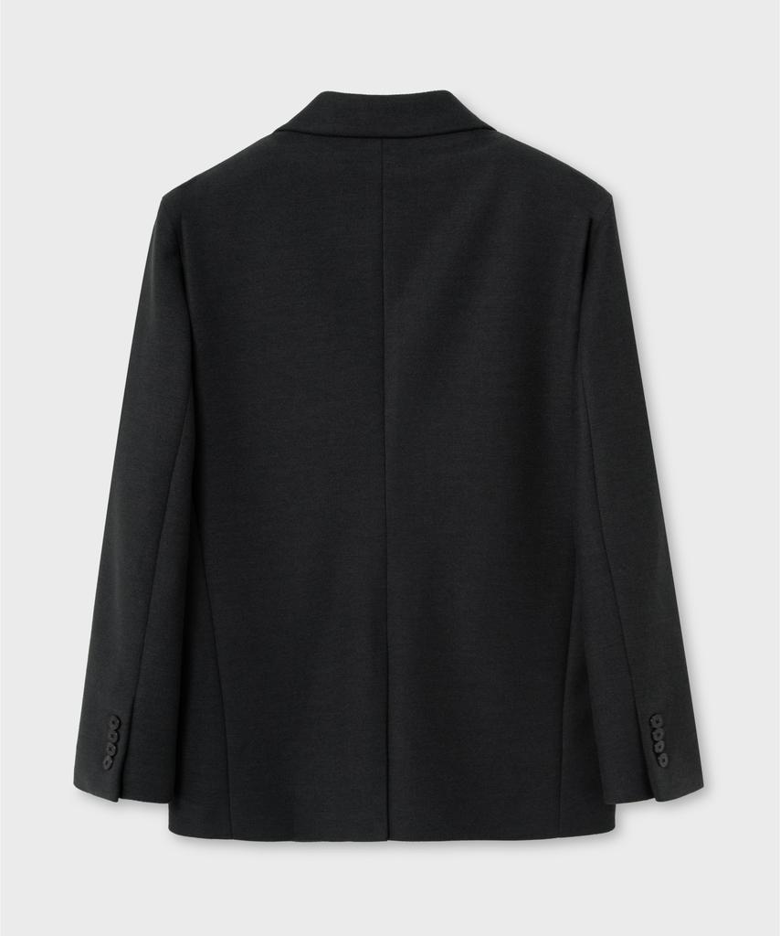 Nonblank Semi-Overfit Jersey Blazer_Dark Grey