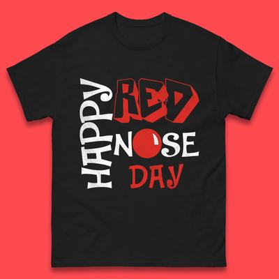 Happy Red Nose Day Mens T-Shirt Womens Tops Tees