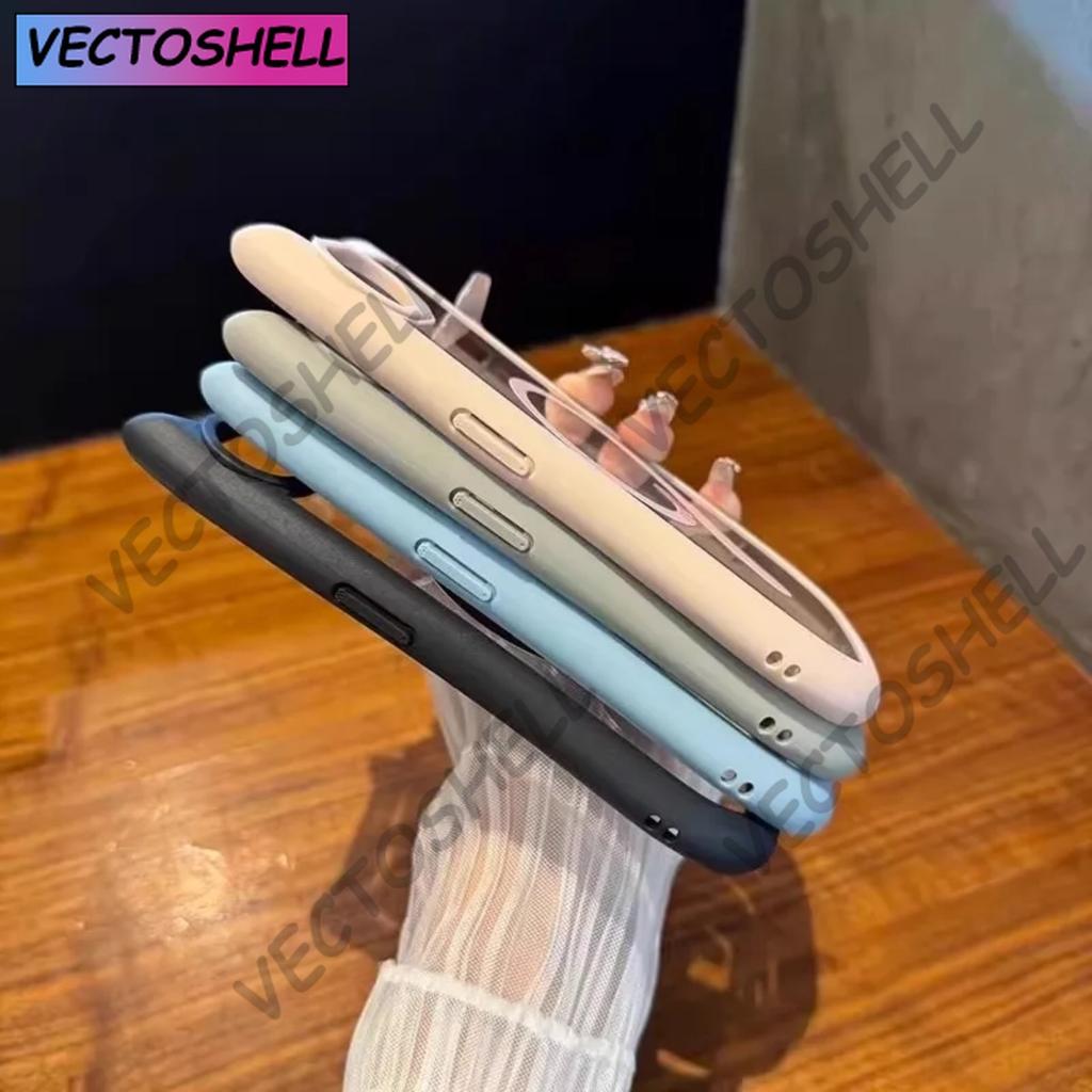 For iPhone 16e Cat Ear Magsafe Case iPhone 16 13 14 15 11 12 Pro Max 15 16 Plus Transparent PC TPU Armor Wireless Charging Cover