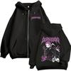 Anime Dorohedoro Dragkedjehoodies Ebisu Noi Nikaido Kaiman Manga Sweatshirts Män Kvinnor Harajuku Långärmade Oversized Jackor Kappa