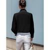 Women Autumn Long Sleeve Blouses and Shirts Office Ladies Business Single Breasted Ruffles Shirt Tops