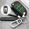 Leather car key case For Geely Atlas SUV Boyue borui Coolray Emgrand NL3 EX7 X7 EC7 GX7 EC715 RV EC718 GT GE SC6 GC9 key cover