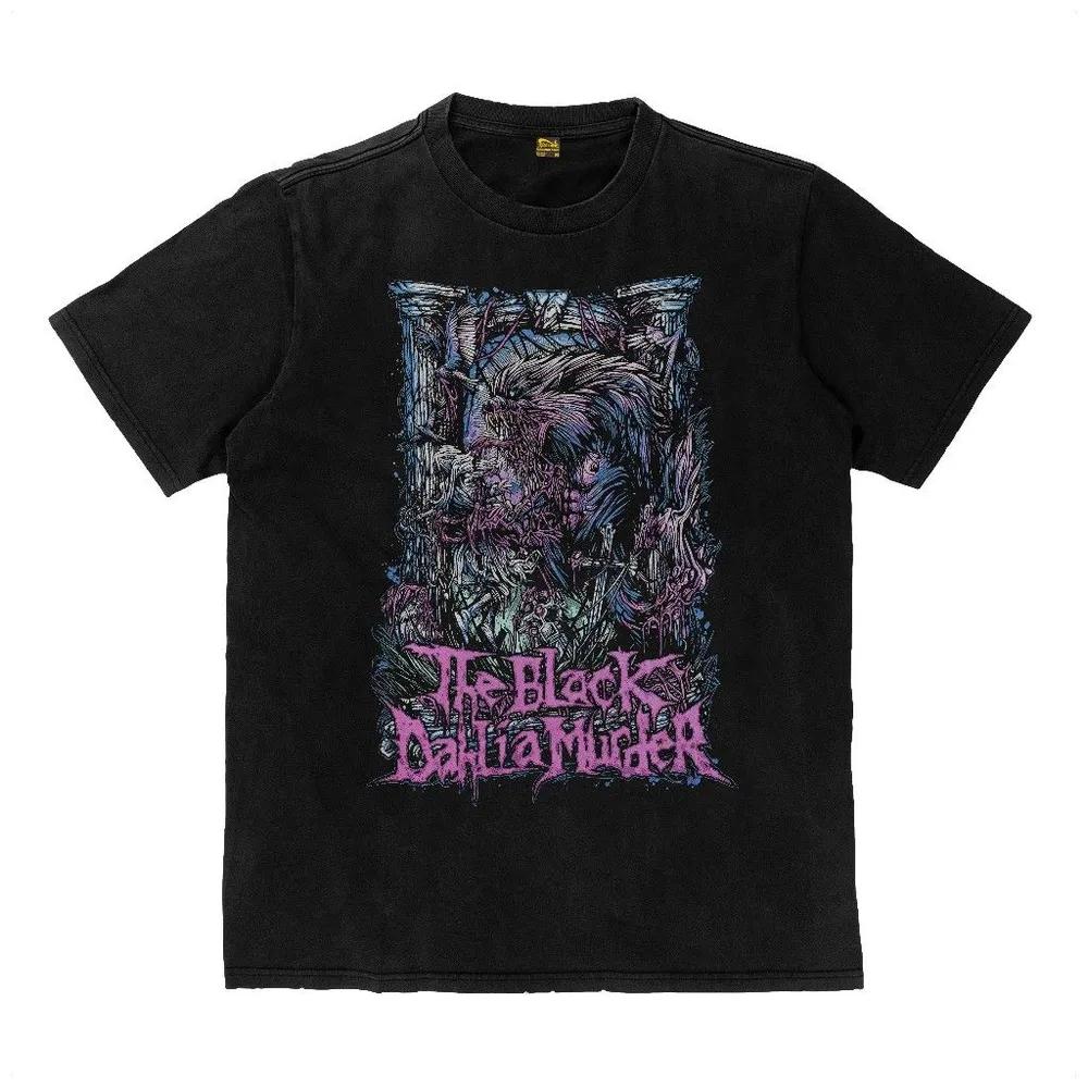 Unisex Short Sleeve Crew Neck Cotton T Shirt The Black Dahlia Murder Melodic Death Metal Wolfman XL