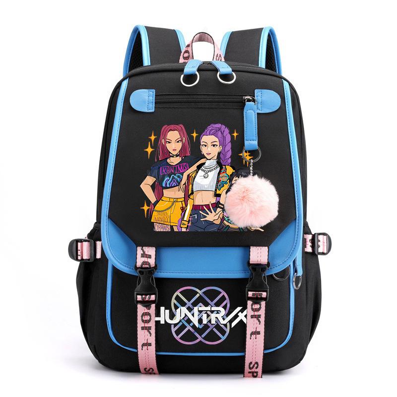 Witch Hunter Animation Cartoon Printed School Bag Large Capacity Junior High School Student Backpack