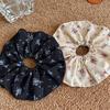 Korean-Style Floral Fabric Hair Tie - Sweet, Versatile, High Elasticity for Ponytails