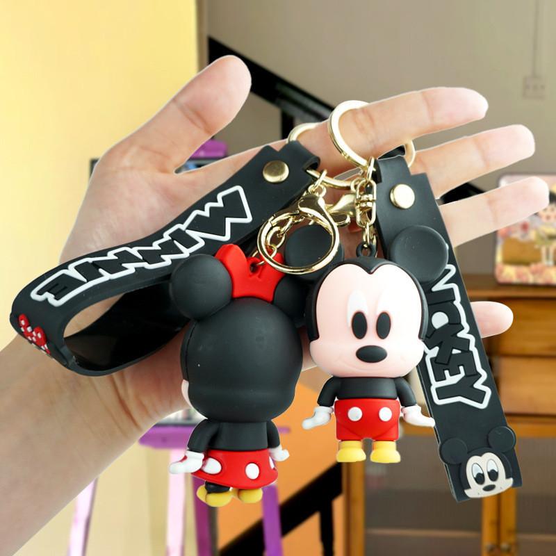 Mouse Keychain Minnie Fashion Cute Cartoon Backpack Pendant Doll Gift