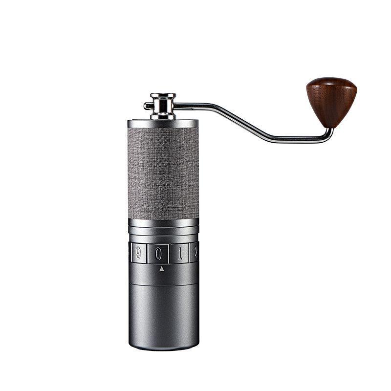 GC40 Ghost Tooth Burr Hand-Crank Manual Coffee Grinder - Portable Stainless Steel Coffee Bean Grinder